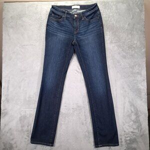 BKE Payton Jean Women 31x33, Tag 27x32 Dark Blue Universal Mid Straight Stretch